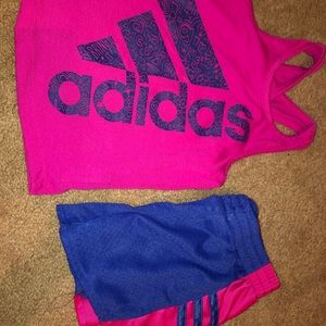 Adidas short set